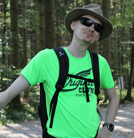 Ronny unterwegs in der Natur